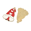 Easter Alloy Enamel Pendants ENAM-I082-02G-04-2