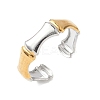 Bamboo Joint 304 Stainless Steel Cuff Rings RJEW-S626-06GP-A-2