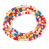 Resin Beads Bracelets BJEW-TAC0080-01F-2