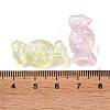 Luminous Transparent Acrylic Beads OACR-G033-06C-4
