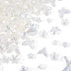 182Pcs 100G Transparent Acrylic Beads OACR-TA0003-66A-3