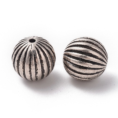 CCB Plastic Corrugated Beads CCB-L006-04AS-1