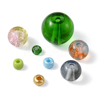 DIY Glass Beads Jewelry Making Finding Kit DIY-FS0004-31-1