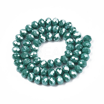Electroplate Glass Beads Strands EGLA-A044-P3mm-A09-1