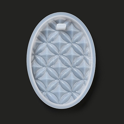 DIY Embossed Flower Pattern Pendant Silicone Molds LS-DIY-G079-01G-1