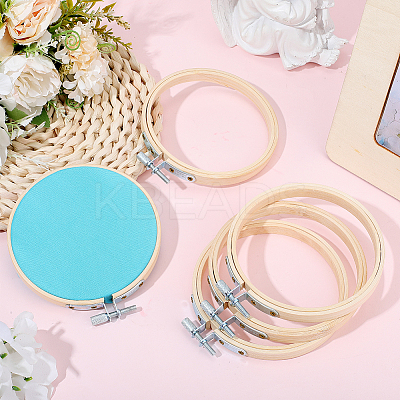 Bamboo Embroidery Hoops AJEW-WH20020-316B-1