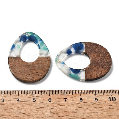Resin and Walnut Pendants FIND-R051-10B-1