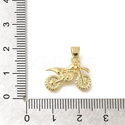 Rack Plating Brass with Cubic Zirconia Pendants KK-Z086-32G-1