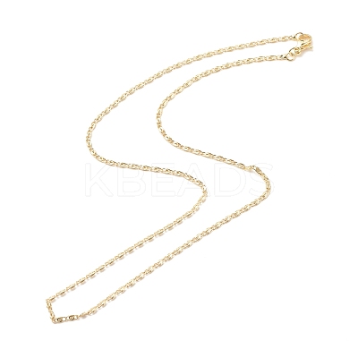 Brass Lumachina Chains Necklace for Women NJEW-P265-34G-1