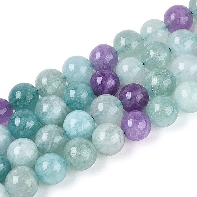 Natural Quartz Beads Strands G-T144-10mm-10C-1