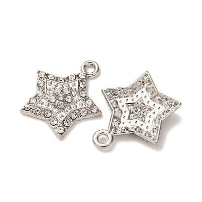 Alloy Pendants with Rhinestone FIND-H051-09P-1