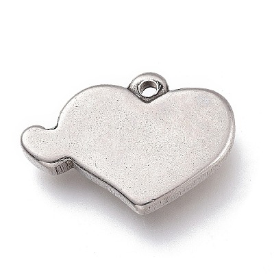 Non-Tarnish 304 Stainless Steel Pendants STAS-Z017-10P-1