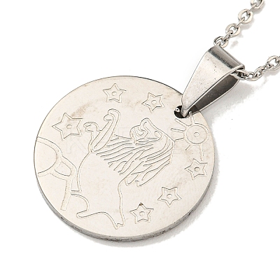Non-Tarnish Constellation Pendant Necklaces LS-NJEW-S422-04P-05-1
