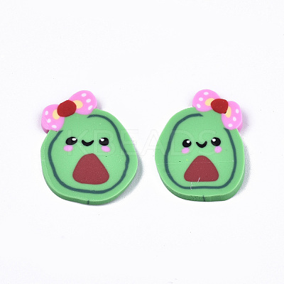 Handmade Polymer Clay Cabochons X-CLAY-T016-17-1