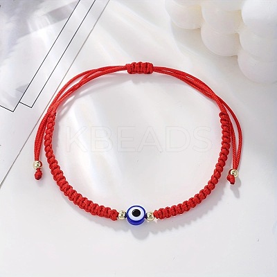 Hamsa Hand with Evil Eye Bead Braided Bead Bracelets SX3134-2-1