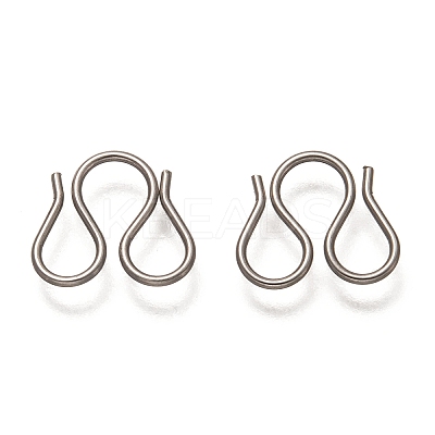 Non-Tarnish 304 Stainless Steel M Clasps STAS-H136-11P-1