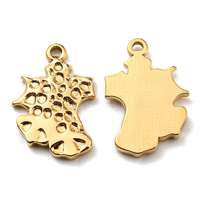 Ion Plating(IP) 304 Stainless Steel Pendants STAS-Q248-07G-1