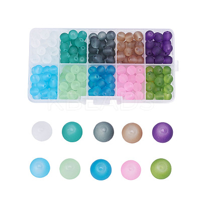 Transparent Glass Beads FGLA-X0001-03-8mm-1