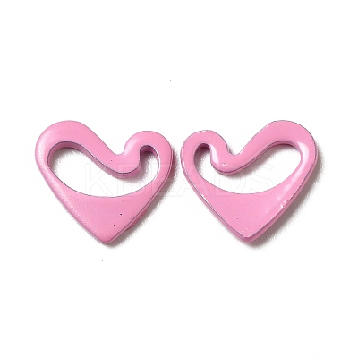 Spray Painted 201 Stainless Steel Charms STAS-I672-27-1