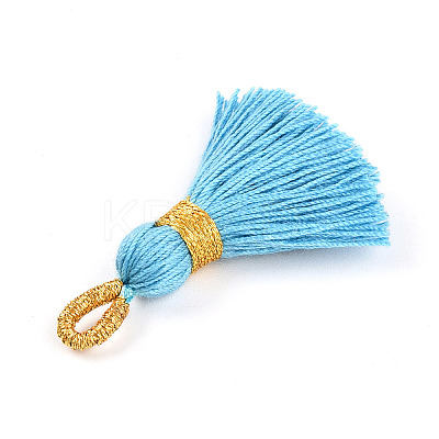 Polycotton(Polyester Cotton) Tassel Pendant Decorations FIND-N006-01-1
