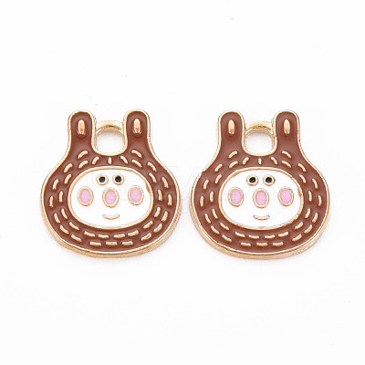 Alloy Enamel Pendants ENAM-N054-67D-NR-1