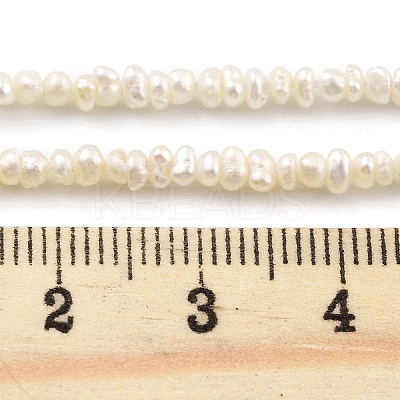 Natural Keshi Pearl Cultured Freshwater Pearl Beads Strands PEAR-C003-35-1