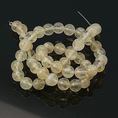 Watermelon Stone Glass Beads Strands Z0ND2012-1