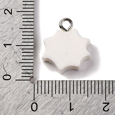 Halloween Theme Opaque Resin Pendants RESI-D075-01K-1