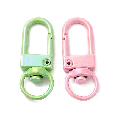 Spray Painted Alloy Swivel Clasps PALLOY-H131-11-1