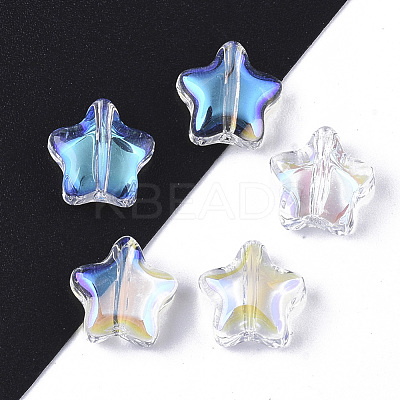 Transparent Glass Beads X-GLAA-N035-01-B01-1