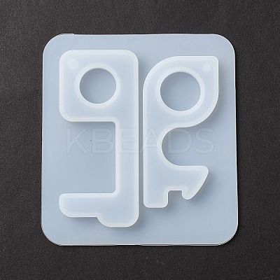 Key Shape DIY Pendant Silicone Molds DIY-F114-10-1