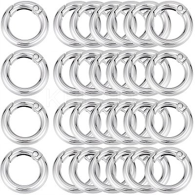 Zinc Alloy Spring Gate Rings FIND-SP0001-08A-1