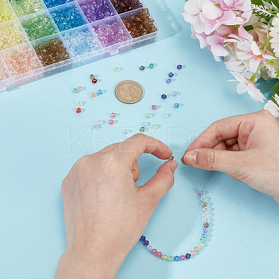 3640Pcs 28 Colors Transparent Acrylic Beads OACR-PH0004-62-1