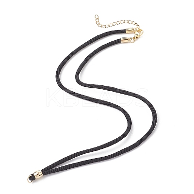 3Pcs 3 Colors 3MM Nylon Braided Cord Necklace Making AJEW-JB01470-1