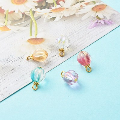 Glass Charms PALLOY-JF00811-1