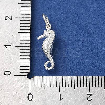 925 Sterling Silver Sea Animal Sea Horse Charms LS-STER-E071-02S-05-1