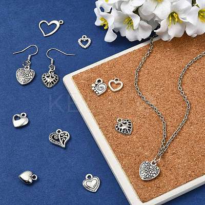 Unique Valentines Day Gift Ideas for Girlfriend Tibetan Style Alloy Pendants TIBEP-CJ0001-07-1