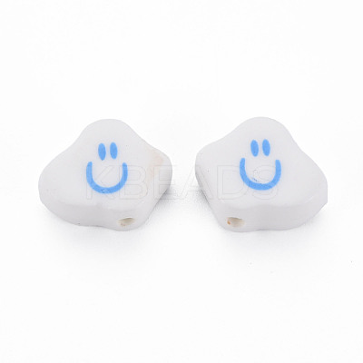 Handmade Porcelain Beads PORC-T007-02-1