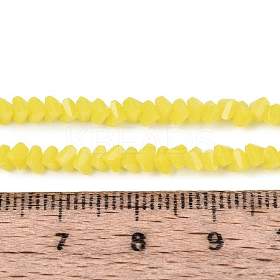Opaque Glass Beads Strands GLAA-N019-3mm-05-1