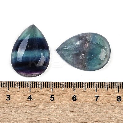 Natural Colorful Fluorite Cabochons G-I370-05A-1