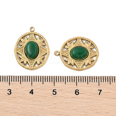 Dyed Natural Malaysia Jade Pendants STAS-P380-22G-02-1