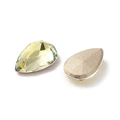 Glass Rhinestone Cabochons RGLA-P037-11B-D337-1