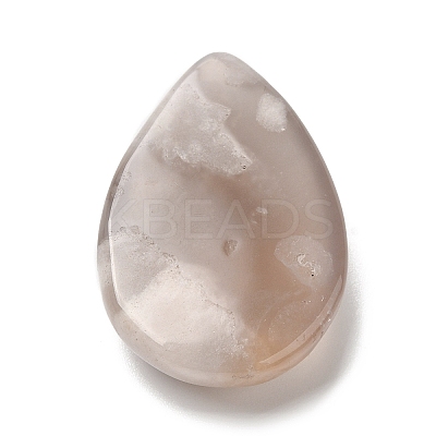Natural Cherry Blossom Agate Cabochons G-G0007-A01-1