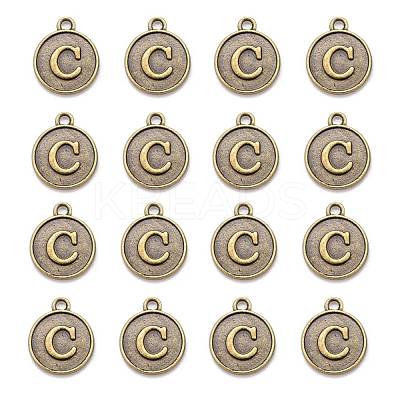 Alloy Pendant Cabochon Settings PALLOY-N156-01C-AB-1