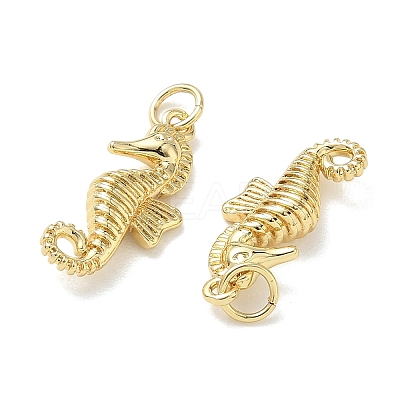 Brass Micro Pave Cubic Zirconia Animal Pendants KK-H280-05C-G-1