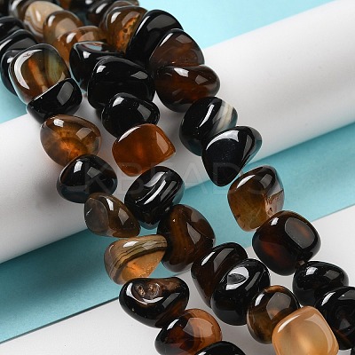 Natural Agate Beads Strands G-H295-B01-12-1