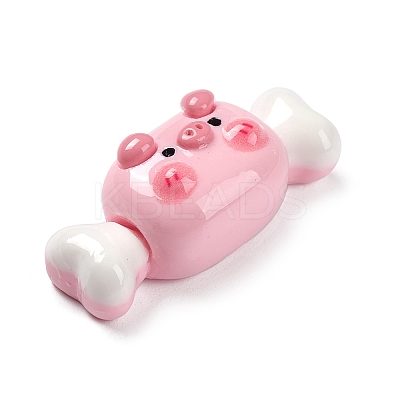 Opaque Resin Cute Pig Imitation Food Decoden Cabochons CRES-M016-01H-1