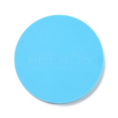 DIY Mother's Day Theme Flat Round Pendant Silicone Molds LS-SIMO-H010-02G-1