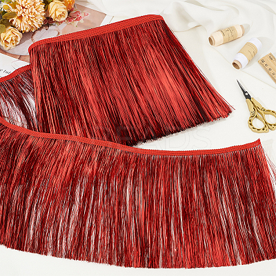 Polyester Tassel Ribbon OCOR-WH0045-38A-1