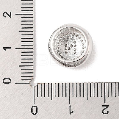 Rack Plating Brass & Cubic Zirconia Pendants KK-Z047-07P-N-RS-1